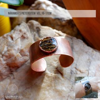 Náramek s pietersitem Pietersit je kámen, který je složený z tygřího oka, sokolího oka a brekciového jaspisu. Kombinuje v...